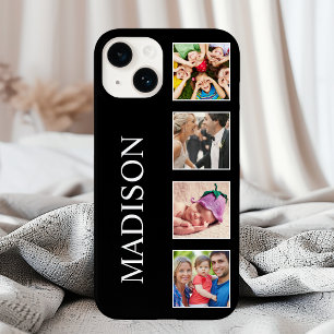 Aangepast fotocollage, speciaal aangepast zwart Case-Mate iPhone 14 hoesje