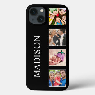 Aangepast fotocollage, speciaal aangepast zwart Case-Mate iPhone case