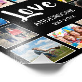 Aangepast fotocollage, speciaal aangepast zwart foto afdruk (Hoek)