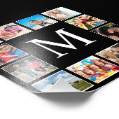 Aangepast fotocollage, speciaal aangepast zwart foto afdruk (Hoek)