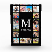 Aangepast fotocollage, speciaal aangepast zwart fotoblokken (Voorkant)