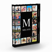 Aangepast fotocollage, speciaal aangepast zwart fotoblokken (Links)