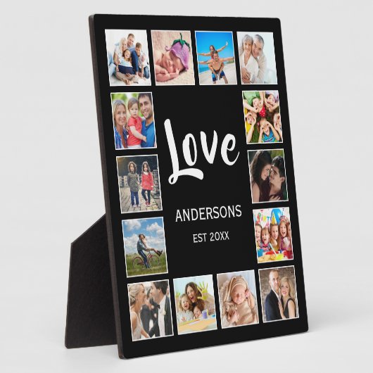 Aangepast fotocollage, speciaal aangepast zwart fotoplaat (Zijkant)