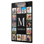 Aangepast fotocollage, speciaal aangepast zwart klembord (Links)