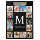 Aangepast fotocollage, speciaal aangepast zwart klembord (Voorkant)