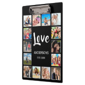 Aangepast fotocollage, speciaal aangepast zwart klembord (Links)