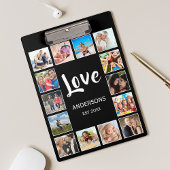 Aangepast fotocollage, speciaal aangepast zwart klembord