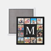 Aangepast fotocollage, speciaal aangepast zwart magneet (Voorkant / Achterkant)