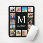 Aangepast fotocollage, speciaal aangepast zwart muismat (Met muis)