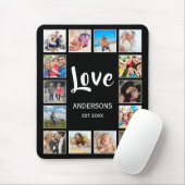 Aangepast fotocollage, speciaal aangepast zwart muismat (Met muis)