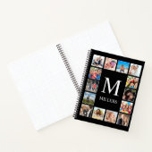 Aangepast fotocollage, speciaal aangepast zwart notitieboek (Binnen)
