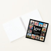 Aangepast fotocollage, speciaal aangepast zwart notitieboek (Binnen)