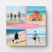 Aangepast fotocollage tekstplaque - familieherinne fotoplaat (Voorkant)