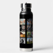 Aangepast fotocollage Valentijn voor moderne liefd Waterfles (Rechts)