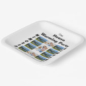 Aangepast fotocollage voor de opwarming van de aar papieren bordje (Gebogen)