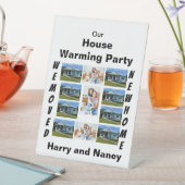 Aangepast fotocollage voor de opwarming van de aar reclamebord met voetstuk (Insitu)