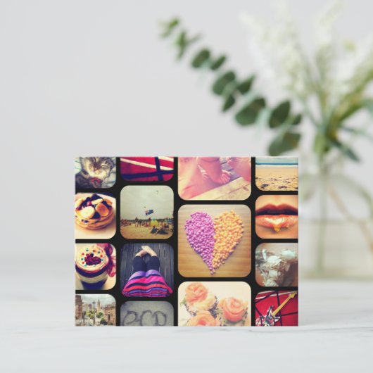 Aangepast fotodiagram briefkaart (Staand voorkant)