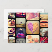 Aangepast fotodiagram briefkaart (Voorkant / Achterkant)