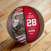 Aangepast fotoeinde van seizoen MVP Red Basketbal
