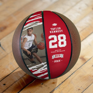 Aangepast fotoeinde van seizoen MVP Red Basketbal