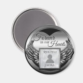 Aangepast fotogedenkteken magneet (Voorkant / Achterkant)