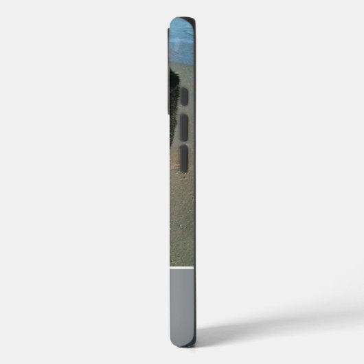 Aangepast fotogeprogrammeerd Initiaal Modern Gray  Case-Mate iPhone Case (Achterkant / Links)