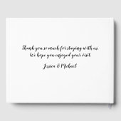 Aangepast fotohotel Vacation House Gastenboek (Achterkant)