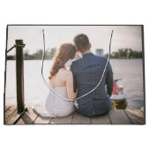 Aangepast fotohuwelijk groot cadeauzakje (Voorkant)