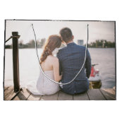 Aangepast fotohuwelijk groot cadeauzakje (Achterkant)