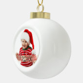 Aangepast fotojaar keramische bal ornament (Rechts)