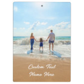 Aangepast fotoklembord met tekstnaam klembord (Achterkant)