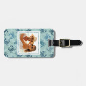 aangepast fotokleurpatroon van krabben bagagelabel (Voorkant horizontaal)