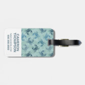 aangepast fotokleurpatroon van krabben bagagelabel (Achterkant horizontaal)