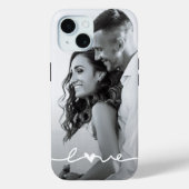 Aangepast fotoliefdesscript Case-Mate iPhone case (Achterkant)