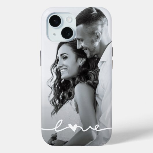 Aangepast fotoliefdesscript Case-Mate iPhone case (Achterkant)