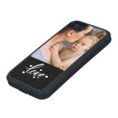 Aangepast fotoliefdesscript en -harten Case-Mate iPhone case (Onderkant)