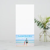 Aangepast fotomenu met aangepaste tekst menu (Staand voorkant)