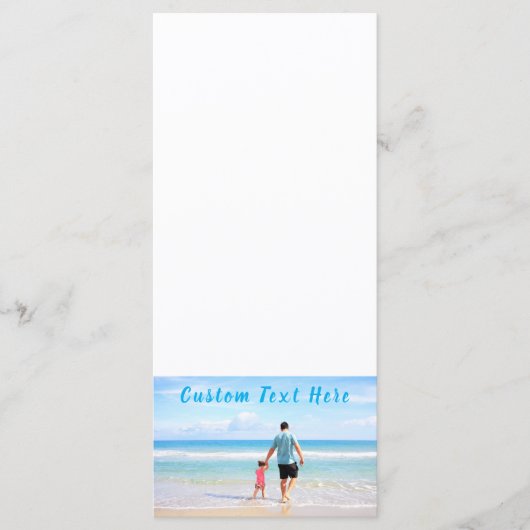 Aangepast fotomenu met aangepaste tekst menu (Voorkant)