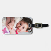 Aangepast fotomodern bagagelabel (Voorkant horizontaal)