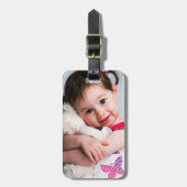 Aangepast fotomodern bagagelabel (Voorkant verticaal)