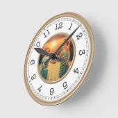 Aangepast fotomodern minimalistisch ronde klok (Hoek)