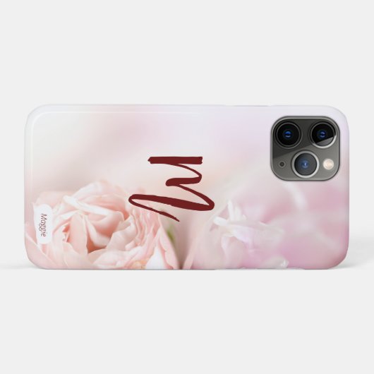 Aangepast fotoMonogram Case-Mate iPhone Case (Achterkant (horizontaal))