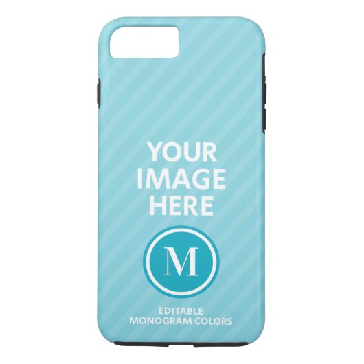 Aangepast fotoMonogram Case-Mate iPhone Case (Achterkant)