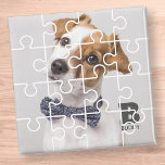 Aangepast fotoMonogram voor moderne Puzle Family P Magneet<br><div class="desc">Aangepaste foto van moderne Puzzle Family Pet</div>