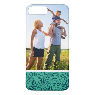 Aangepast fotoMonstera Tropical Leaf Pattern iPhone 8/7 Plus Hoesje