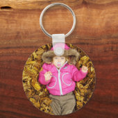 Aangepast fotoontwerp Uw eigen online Afbeelding u Sleutelhanger (Voorkant)