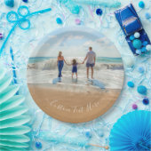 Aangepast fotopapier Borden Uw speciaal ontwerp Papieren Bordje (Feest)