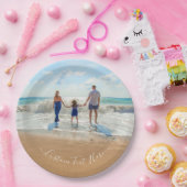 Aangepast fotopapier Borden Uw speciaal ontwerp Papieren Bordje (Feest)