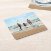 Aangepast fotopapier Onderzetter je favoriete foto (Schuin)