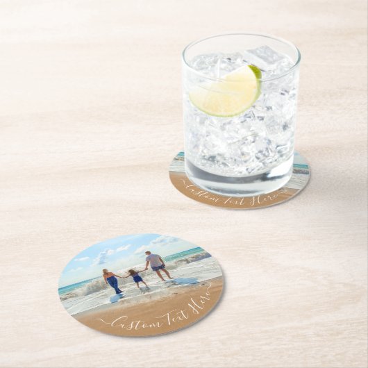 Aangepast fotopapier Onderzetter uw foto's en teks (Insitu)